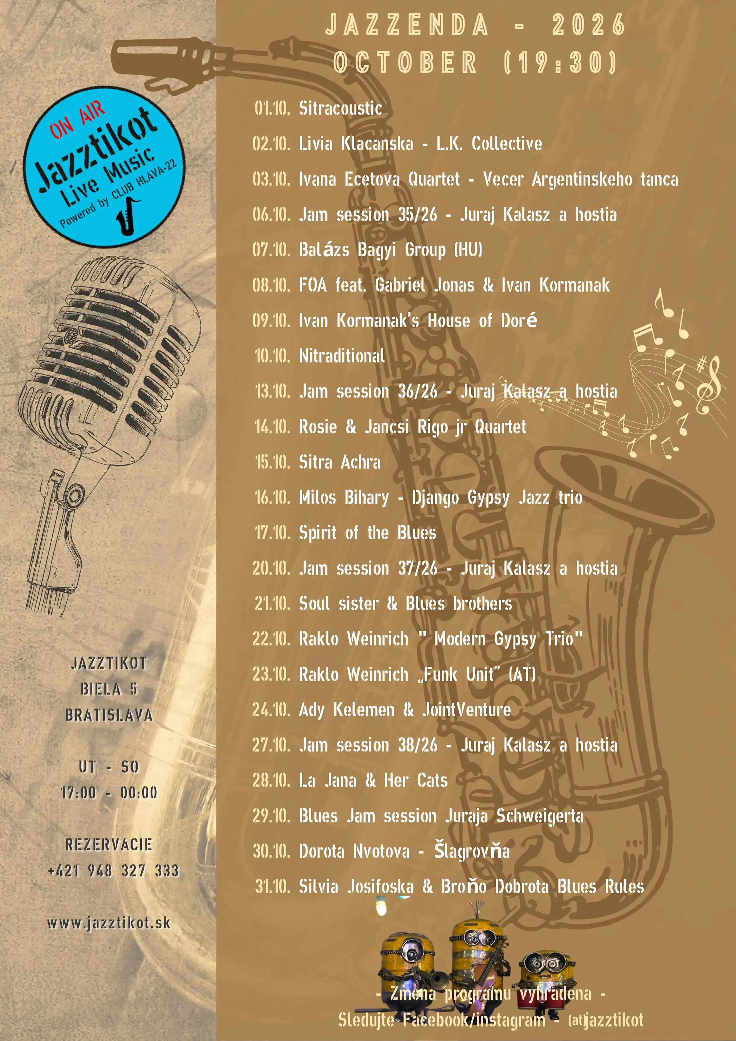 program October 2026