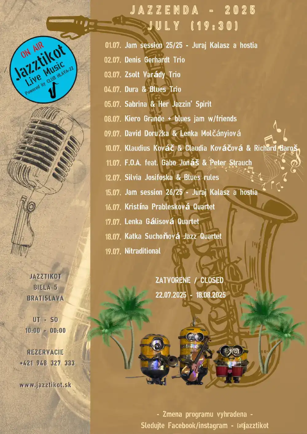program July 2025