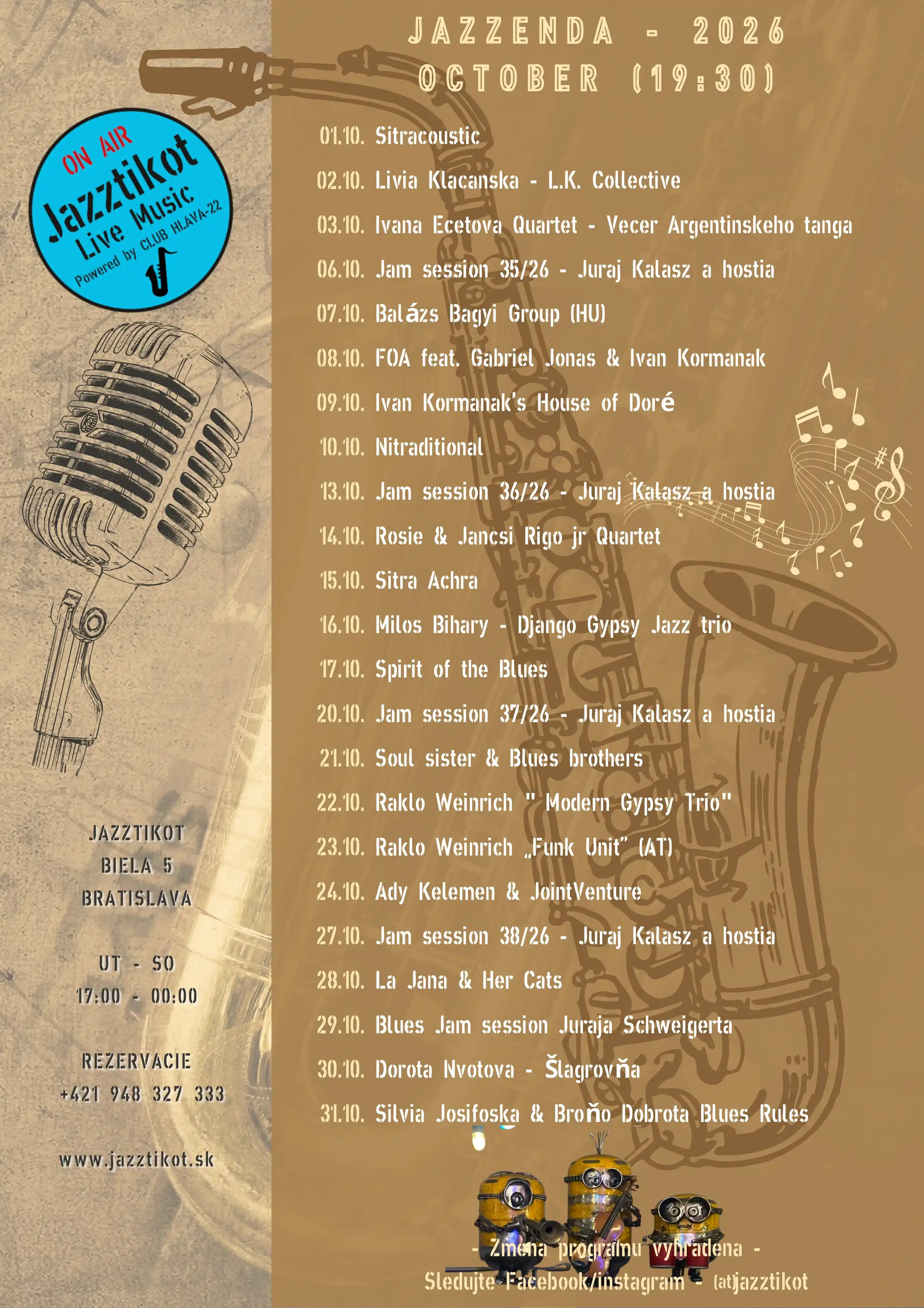 program October 2026